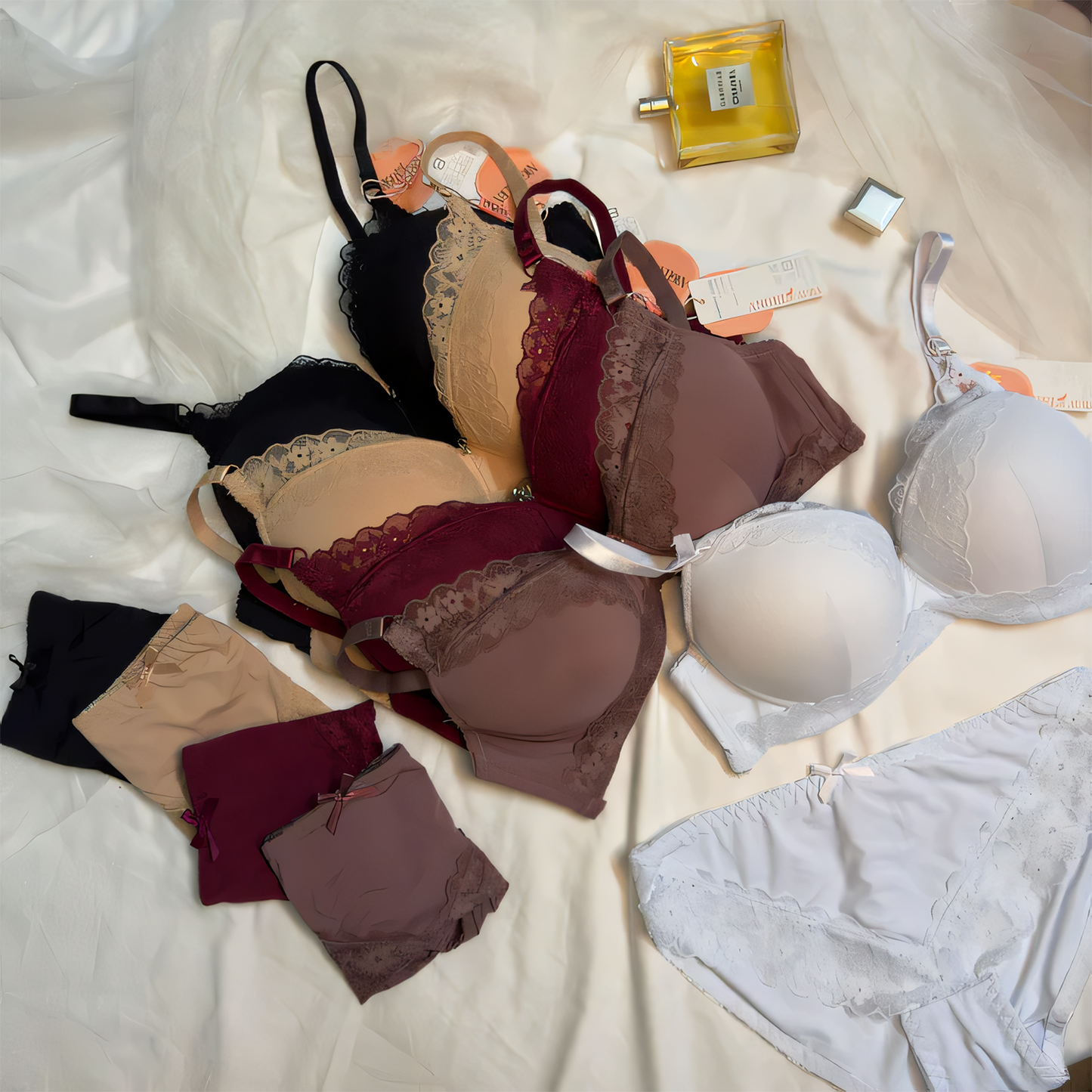 Soft Padded Bra Set - Undeora