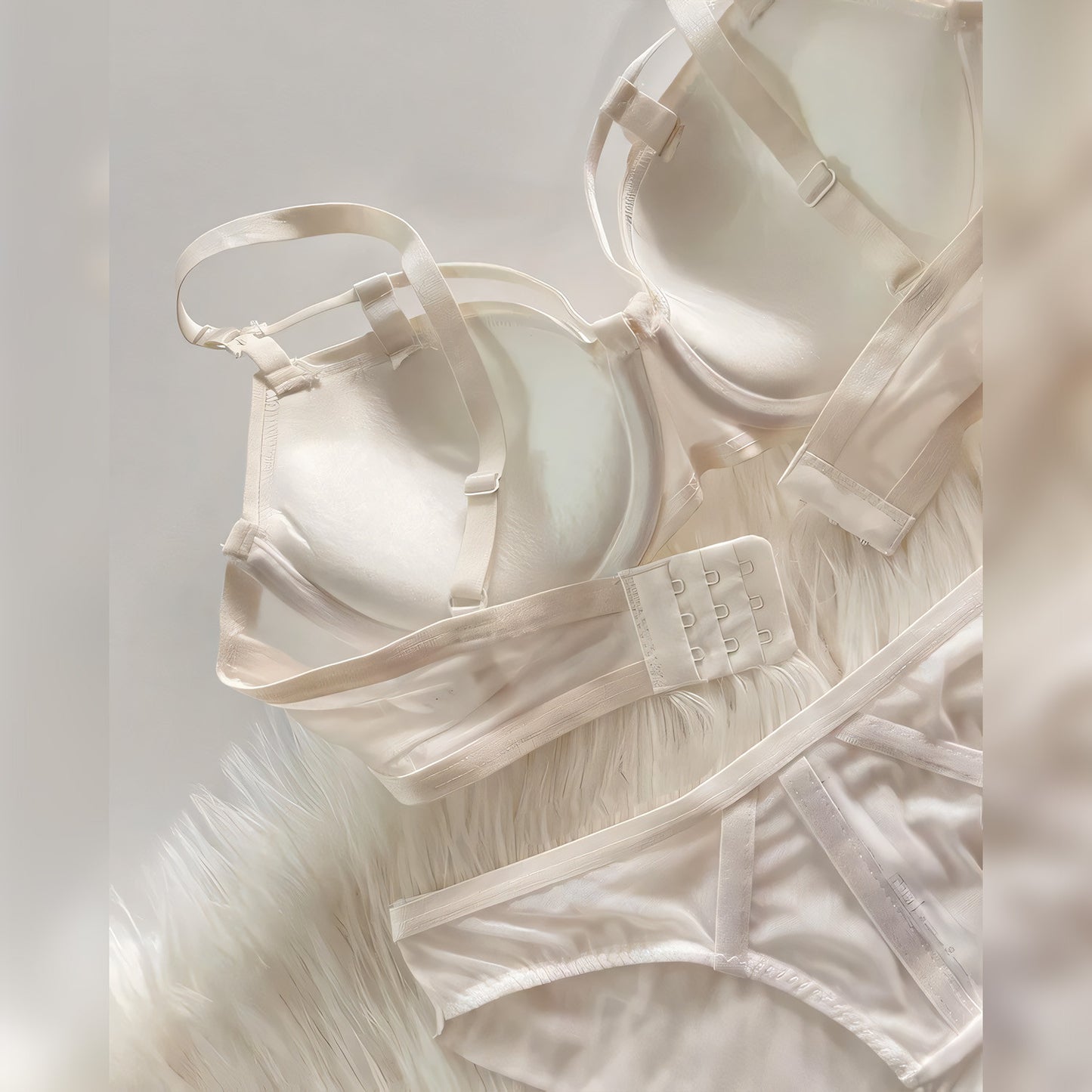 Lacy Push-Up Bra Set - Undeora