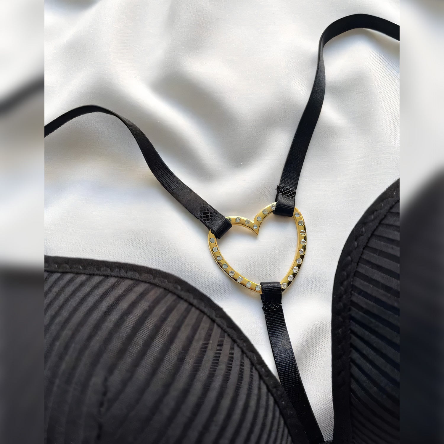 Centre Heart Bra Set - Undeora