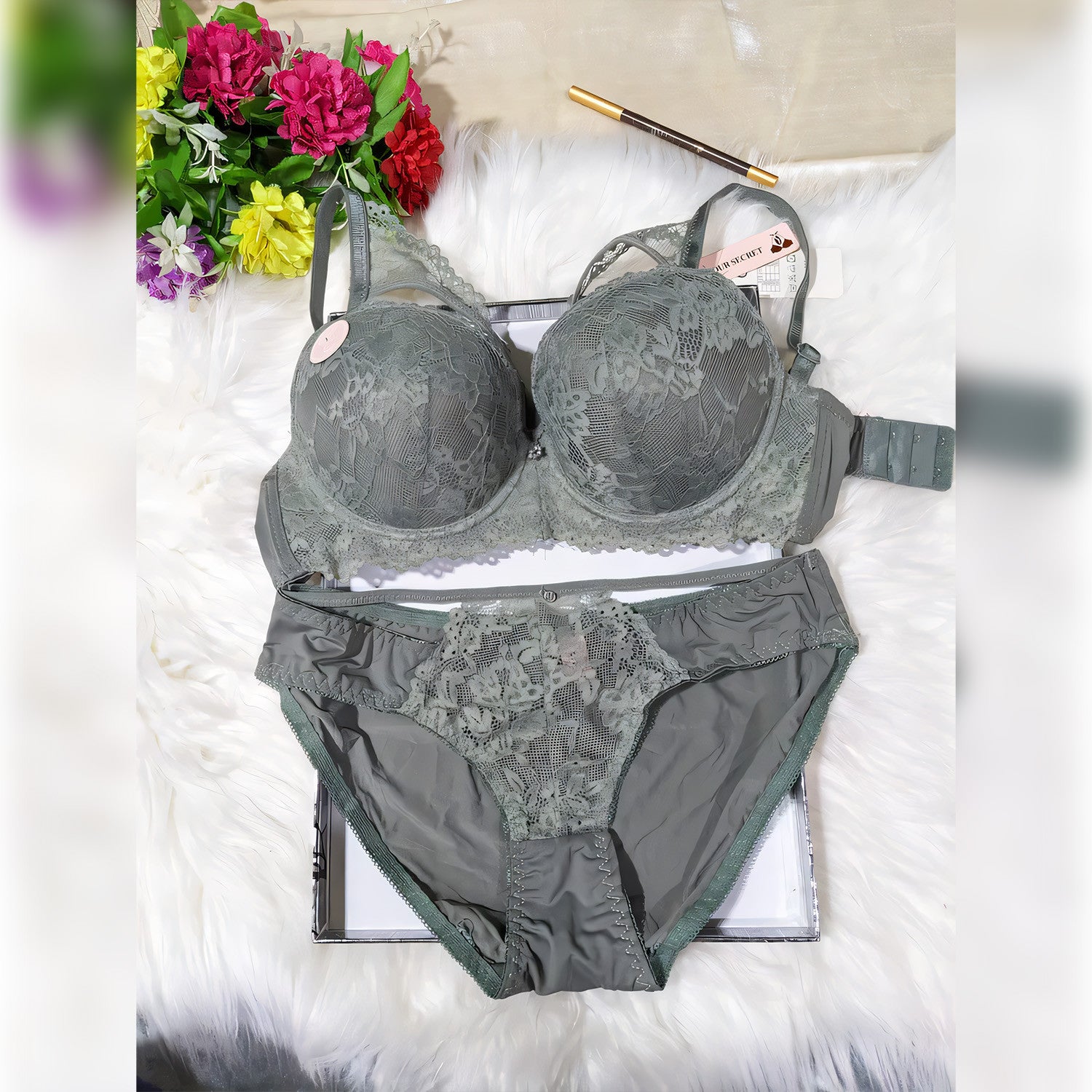 Imported Soft Single Padded Bra Set - Undeora