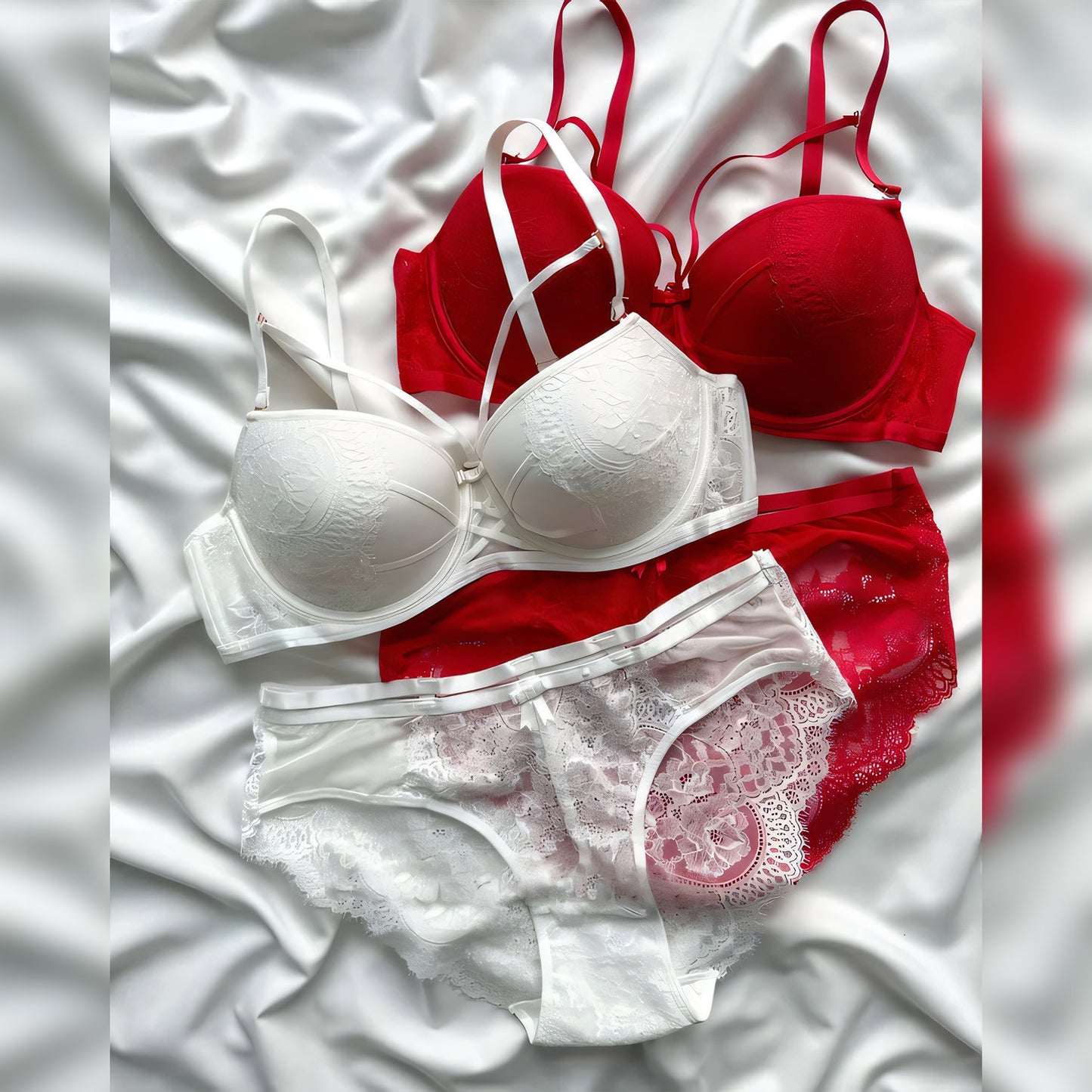 Premium Criss Cross Bra Set - Undeora