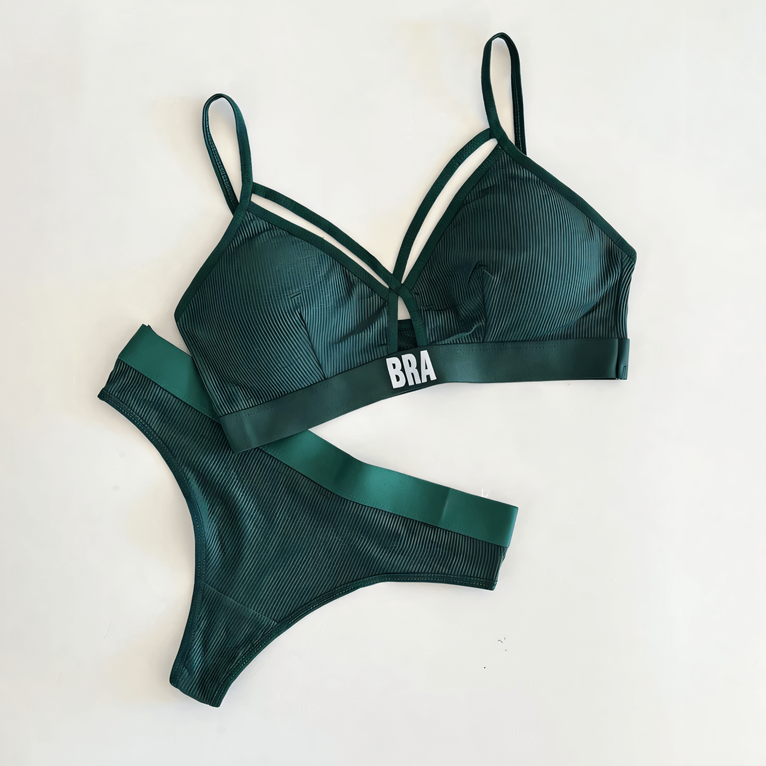 (BRA-Written) Light Padded Bra Set - Undeora