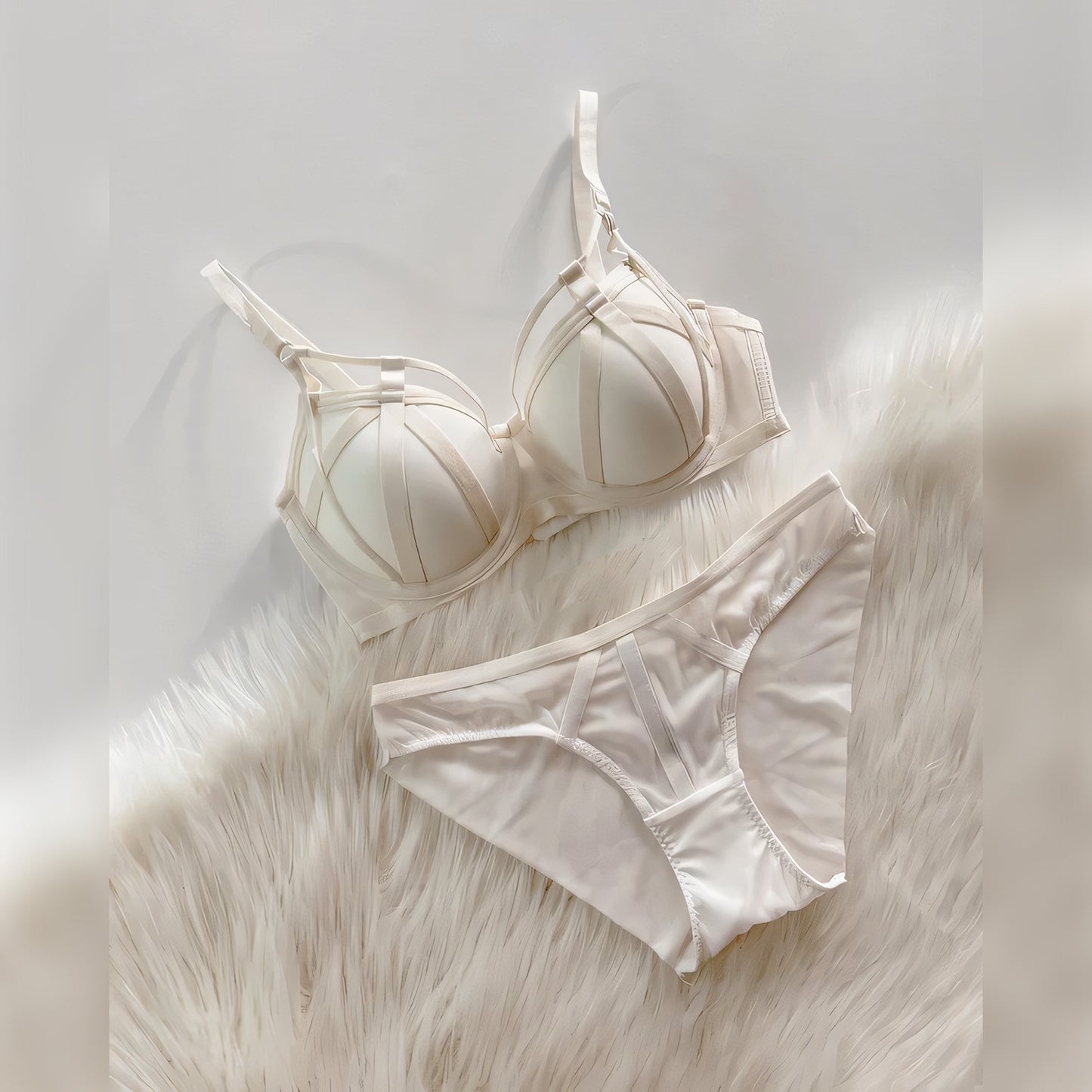 Lacy Push-Up Bra Set - Undeora