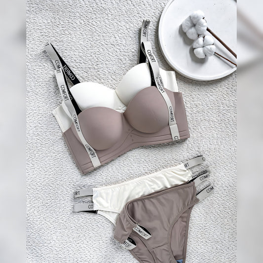 Comfort Padded Push-Up Bra Set - Undeora