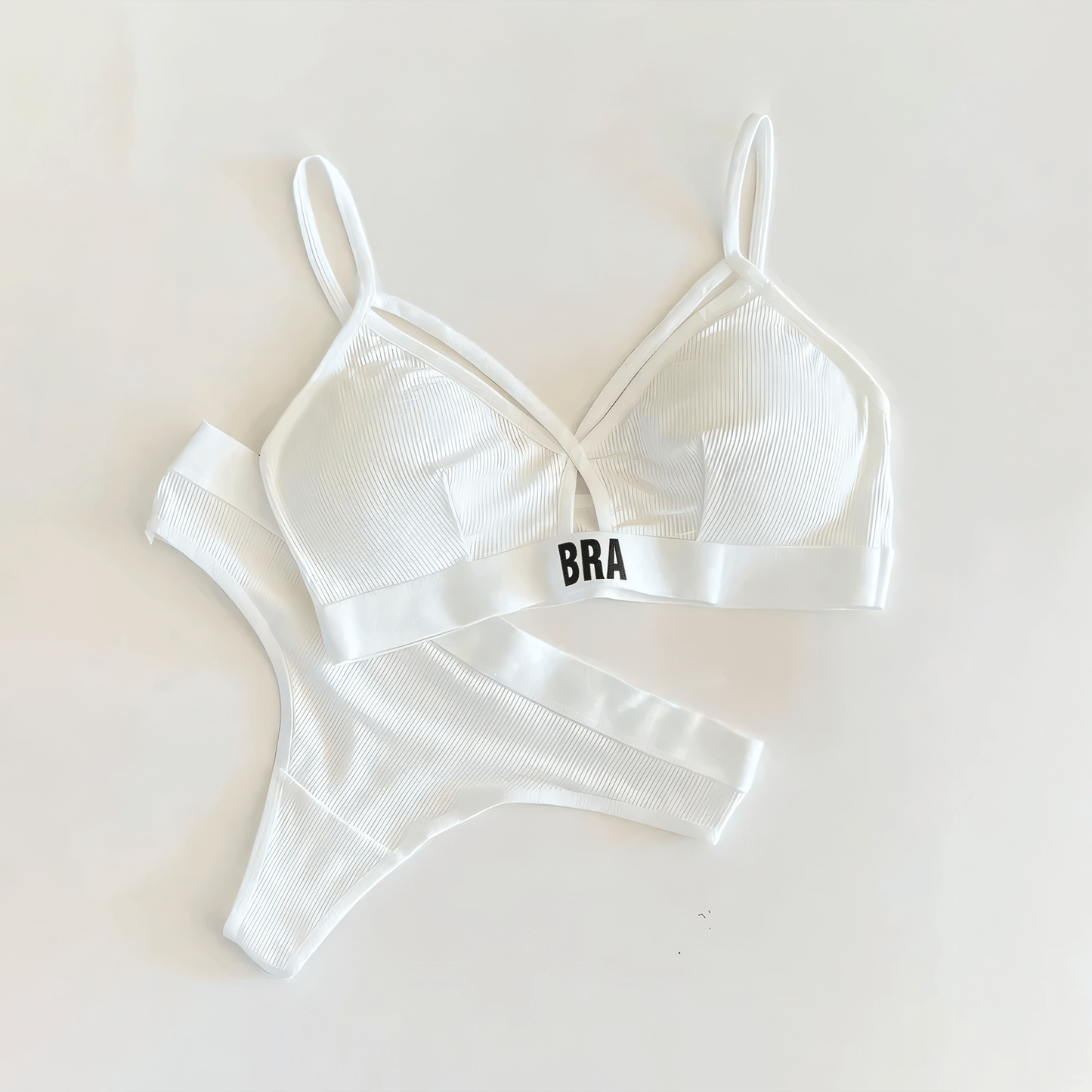 (BRA-Written) Light Padded Bra Set - Undeora