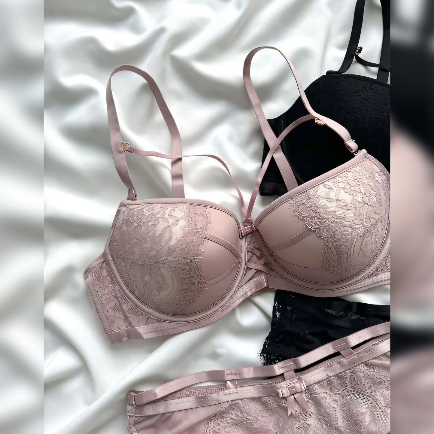 Premium Criss Cross Bra Set - Undeora