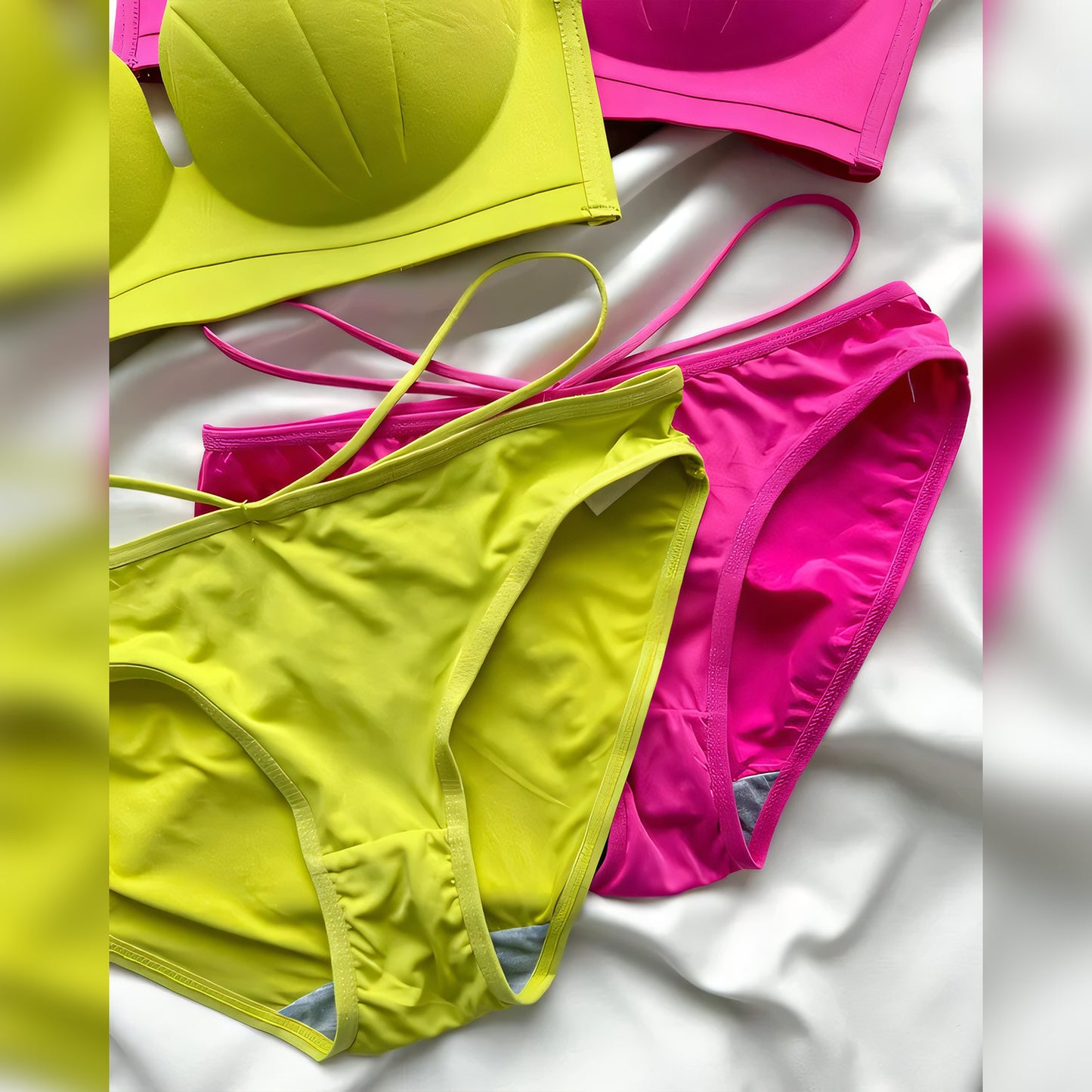 Sea Shell Design Bra Set - Undeora