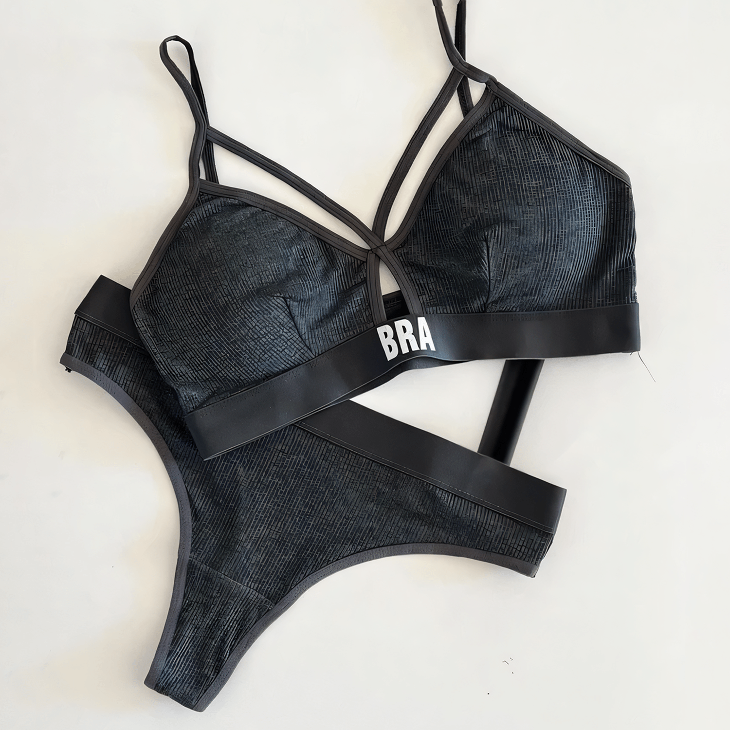 (BRA-Written) Light Padded Bra Set - Undeora