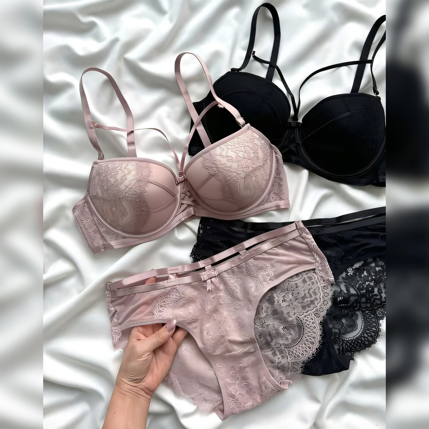 Premium Criss Cross Bra Set - Undeora