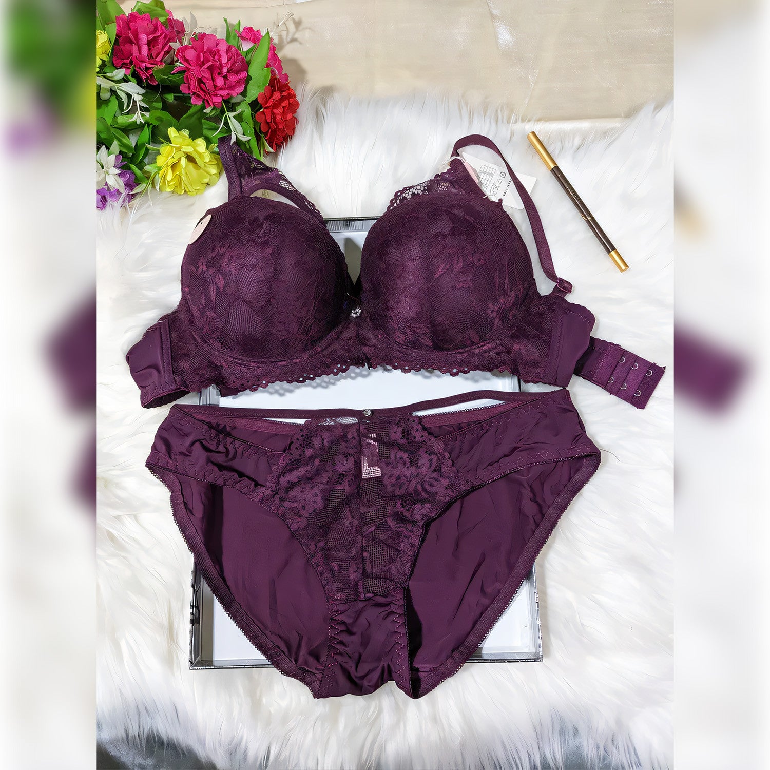 Imported Soft Single Padded Bra Set - Undeora