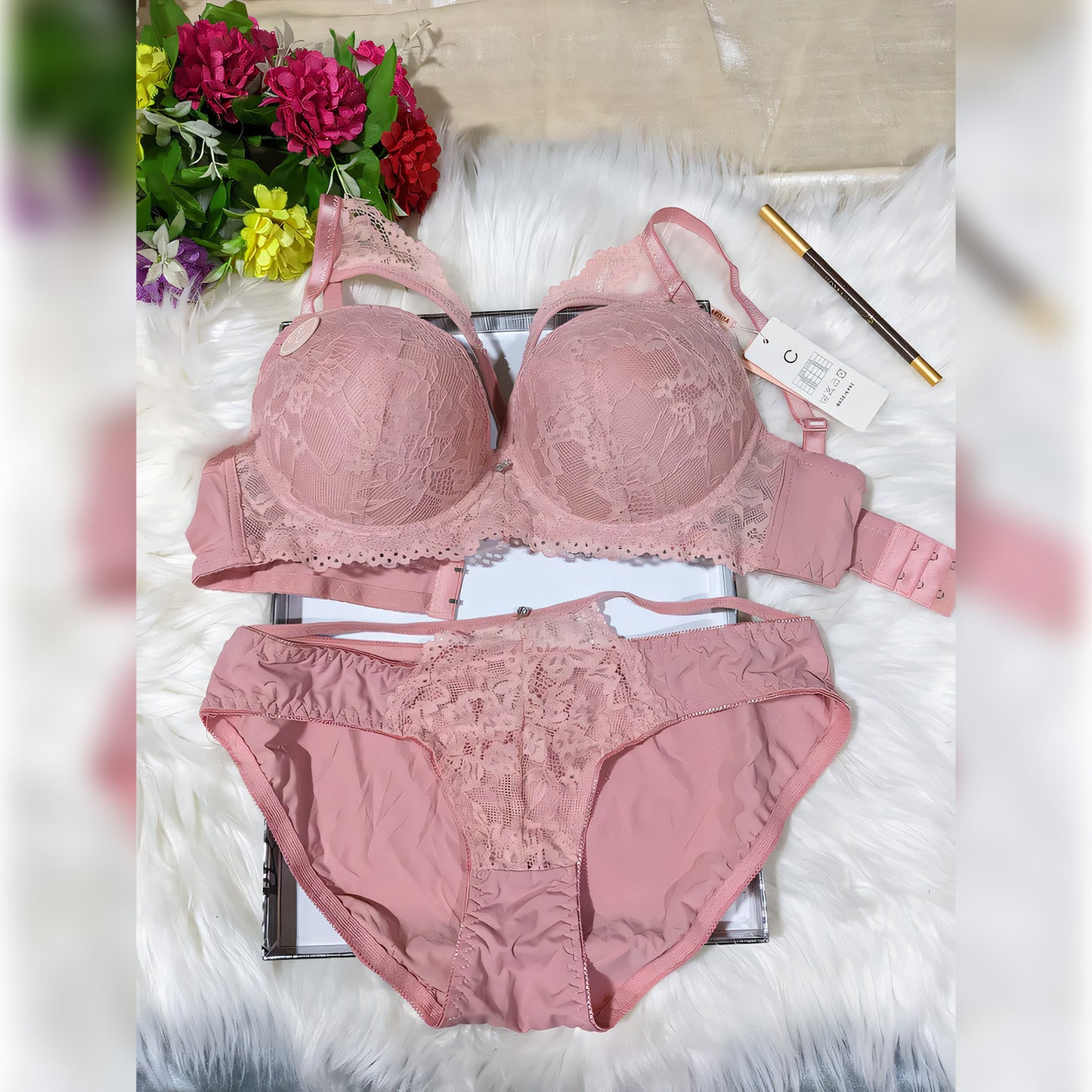 Imported Soft Single Padded Bra Set - Undeora