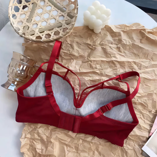 Lacy Bow Bra Set - Undeora