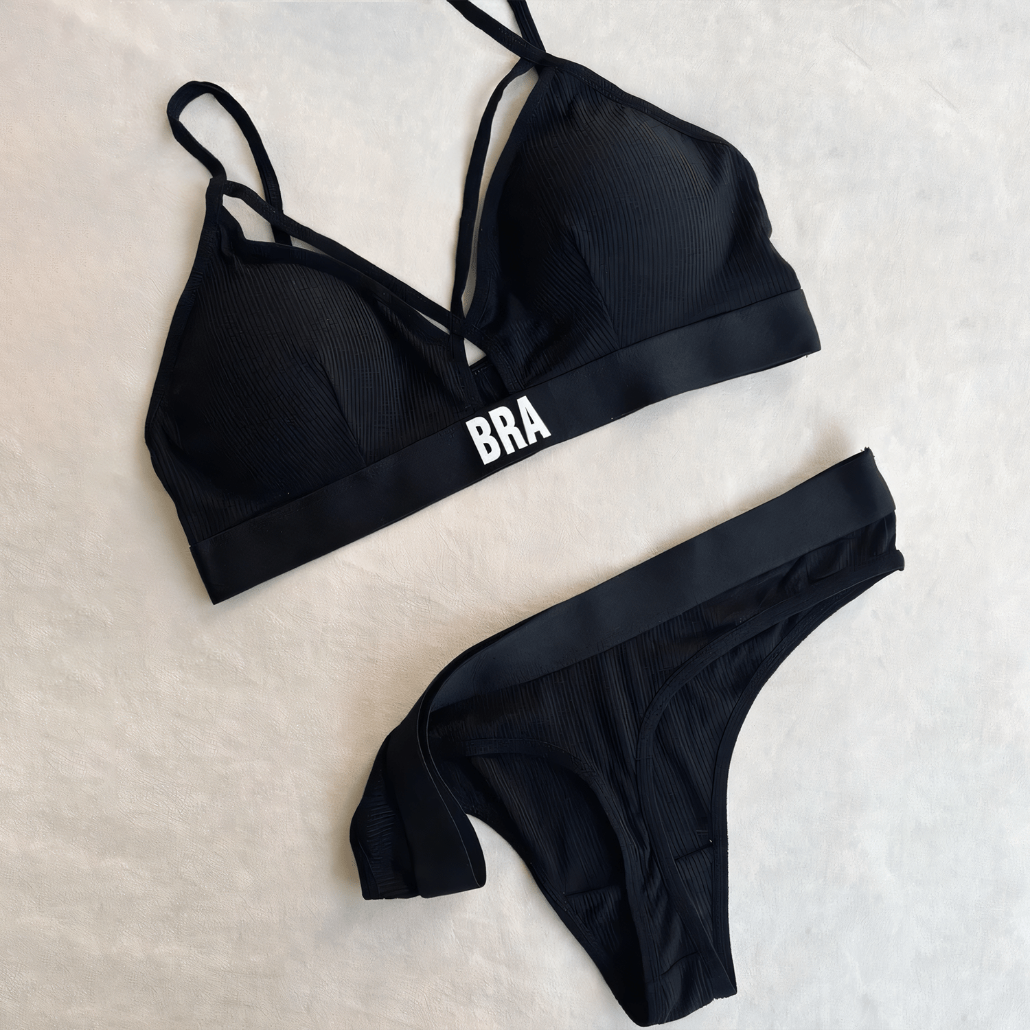 (BRA-Written) Light Padded Bra Set - Undeora