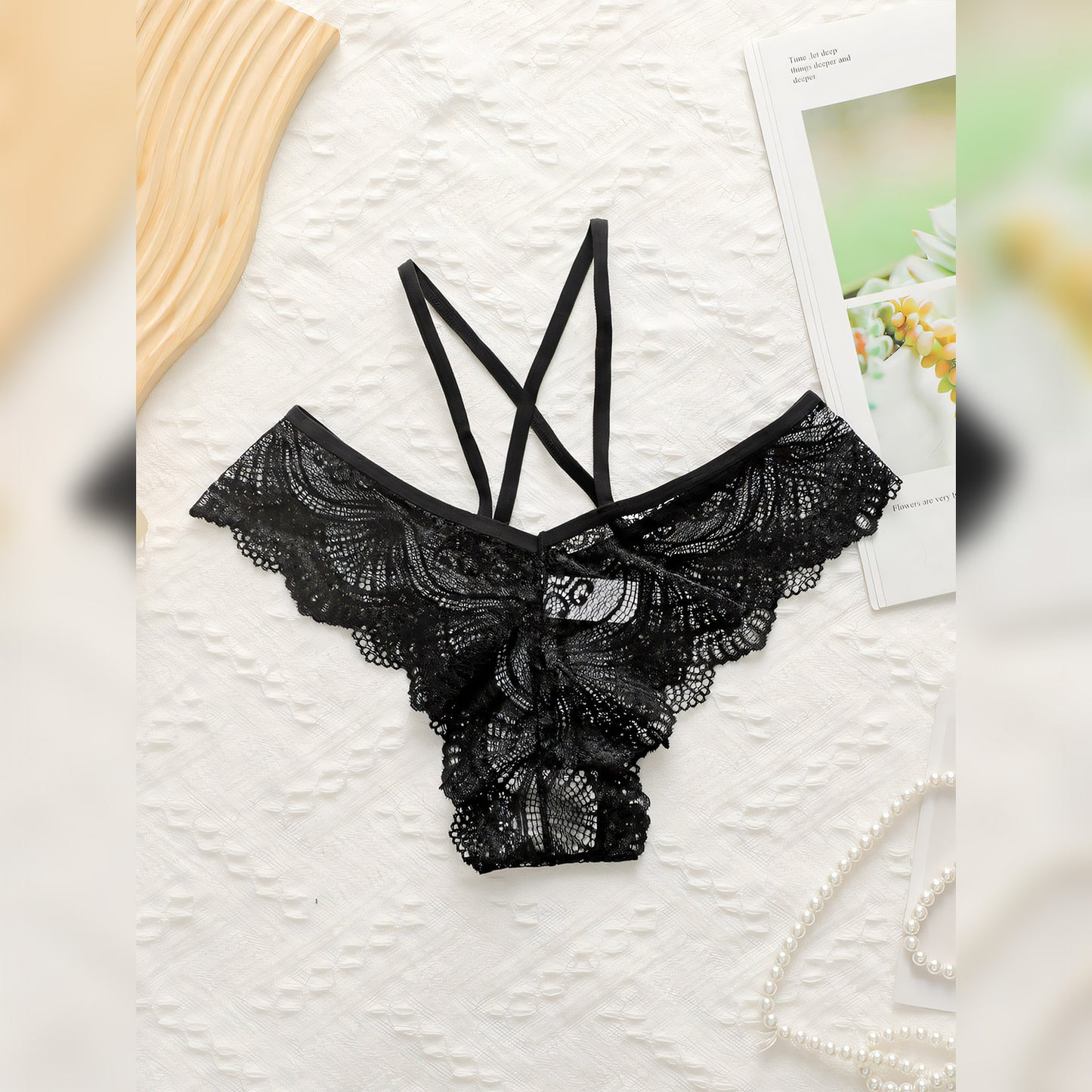Stylish Lace Push-up Lingerie Set