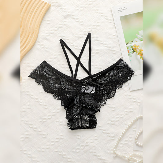 Stylish Lace Push-up Lingerie Set - Undeora