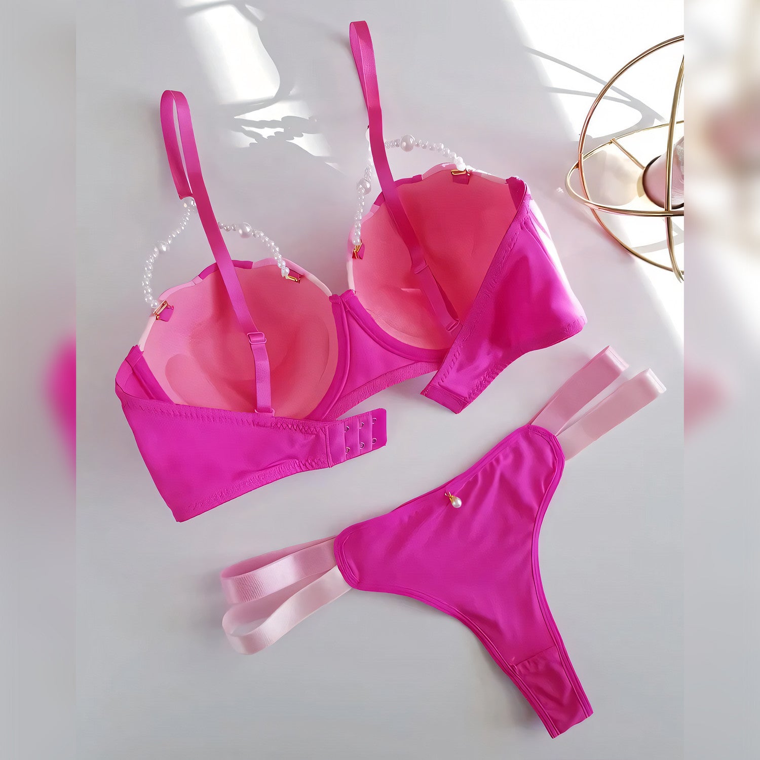 Ice Cream Push-up Bra Set - Undeora